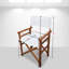 Chaise de réalisateur pliante en bois 2 pièces / ensemble-165680778