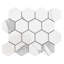 Stately Hex 11" x 14" Polished Porcelain Mosaic Wall & Floor Tile-72531501