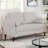 Nathasja Upholstered 52.62'' Reception Loveseat