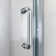 Flex 32" W x 32" D x 78" H Semi-Frameless Square Tub Enclosure with Fixed Panel and Base Included