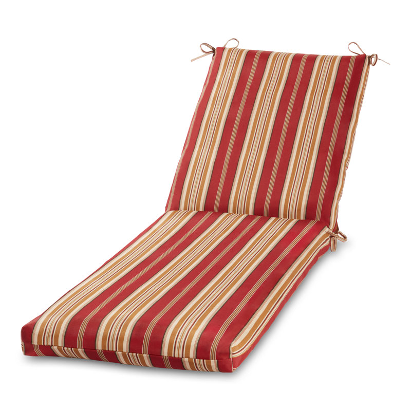 Coussin de chaise longue d'extérieur, Rayures Roma