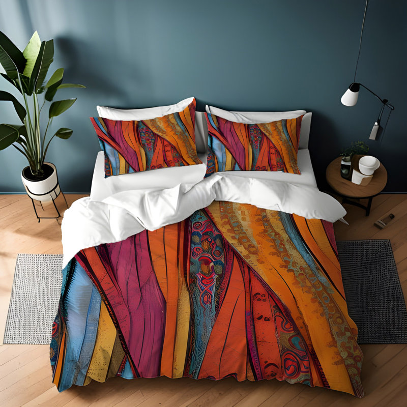 Ensemble de housse de couette, Housse de couette pour très grand lit et 2 très