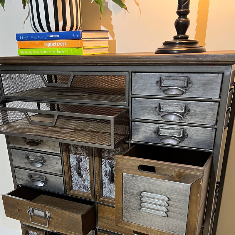 Brantson Solid Wood Accent Chest, Espresso Brown