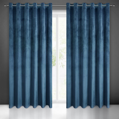 Daphne 100% Polyester Blackout Curtain Single Panel