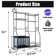Steel Adjustable Multi-Use Sports Rack