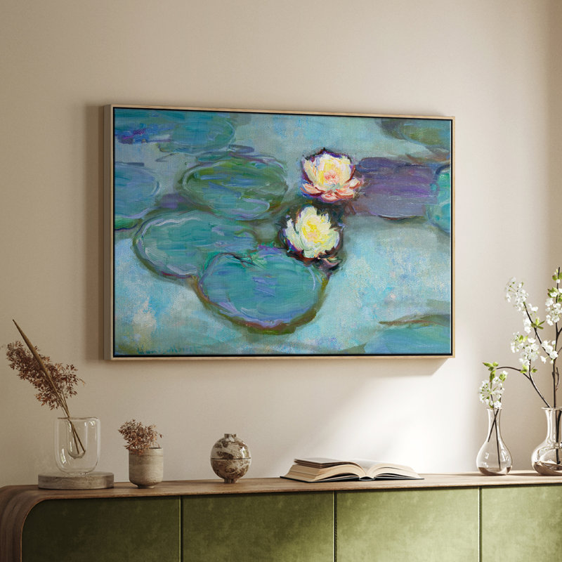 Paysage rétro - CLV III, Toile encadrée flottée blanche, 25" H x 37" W x 2'' D