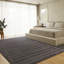 Tapis rayé en laine Visserie-974630257