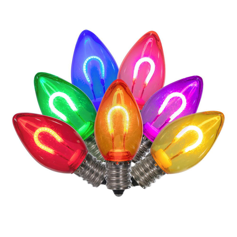Ampoule multi filament en U transparent Red Barrel Studio®, 25 / sac, H 2 pi x l 0,75 pi x P 0,75 pi