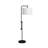 Polo Floor Lamp, Arc Design, 64 Inch, Metal Frame, Ivory Shade-107123091