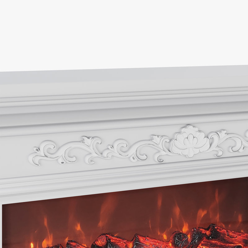  78.74'' Electric Fireplace Tv Stand, Fully Assembled, Without Heating Function