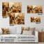 Modernist Expressions IV - Art mural abstrait Mid-Century en acrylique pour le salon-101521934