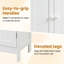 Armoire de salle de bain autoportante l 24 po x H 34,5 po x P 14 po-1469414015