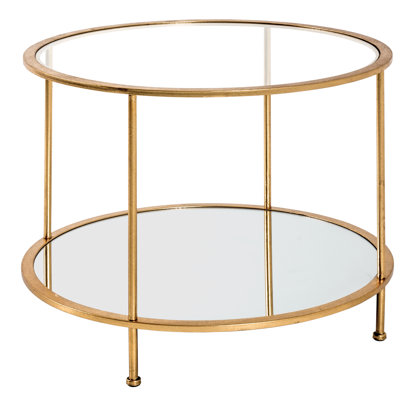 Loftus Glass Top End Table