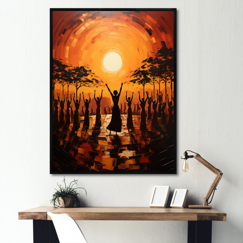 Laragh African Savannah Melody III, reproduction d'art sur toile, Noir, H 20 po x l 12 po x P 1 po