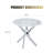 Modern Round Glass Table