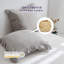Housses de taies décoratives 100% lin à volants, 2 pièces Housses de coussin 26 x 26 pouces-115133250