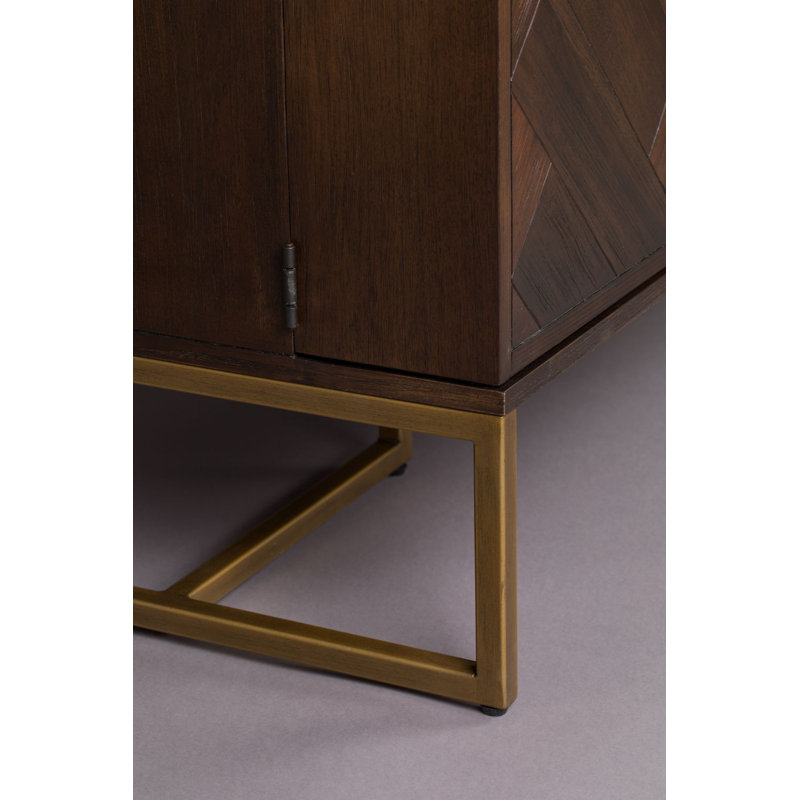Solid Wood Bar Cabinet