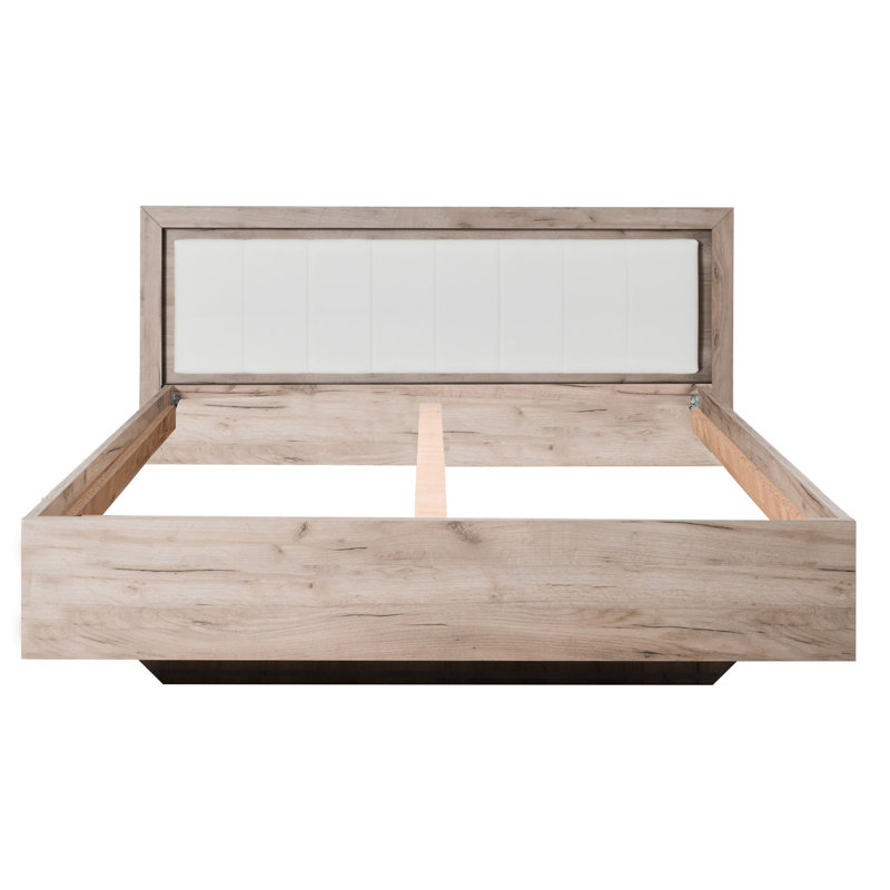 Taron Upholstered Faux Leather Bed