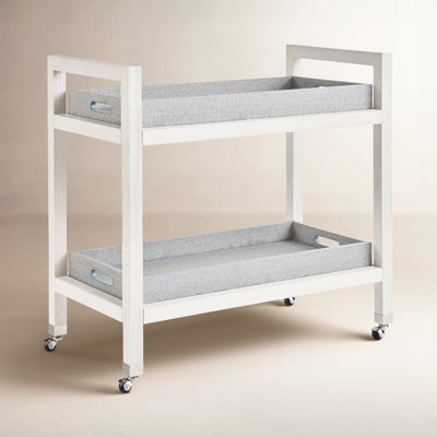 Rosalie Solid Wood Bar Cart