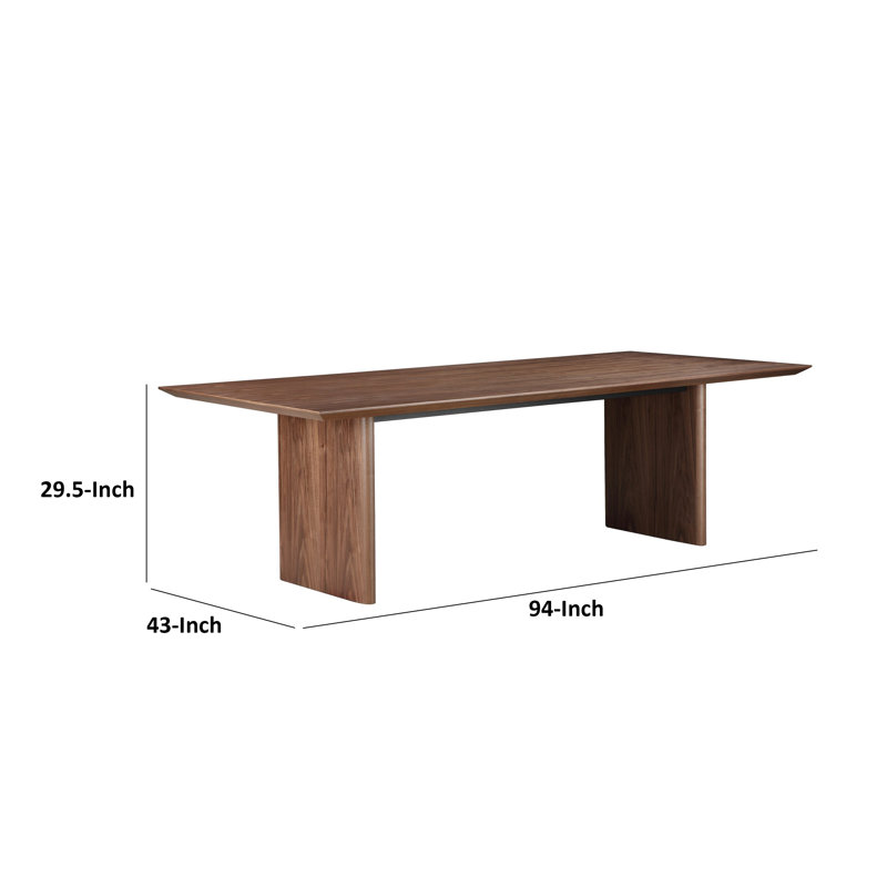 Tommy Rectangular 94'' L x 43'' W Dining Table
