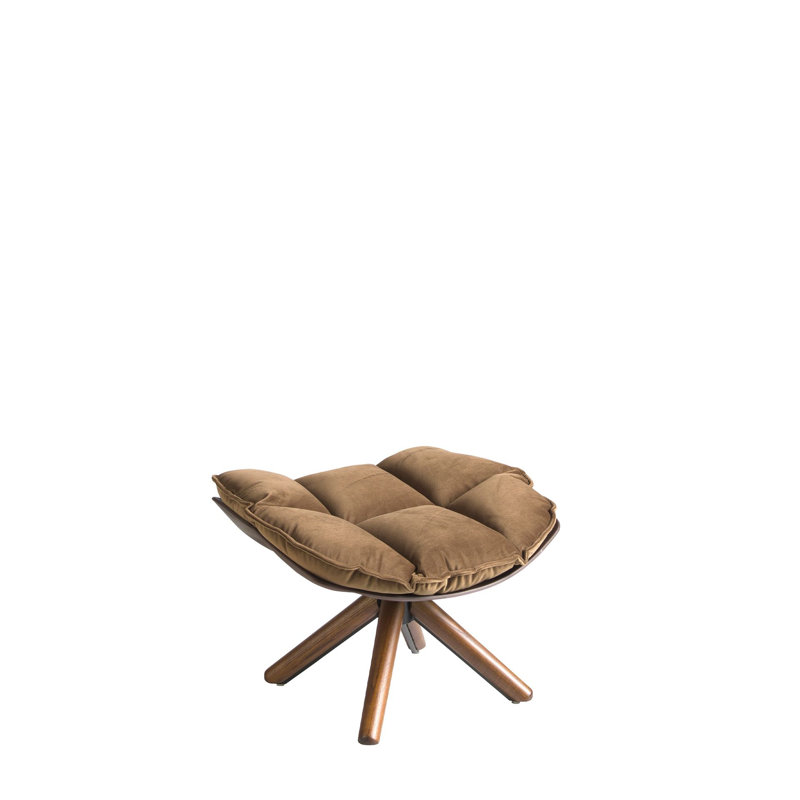 69cm Wide No Pattern Footstool Ottoman