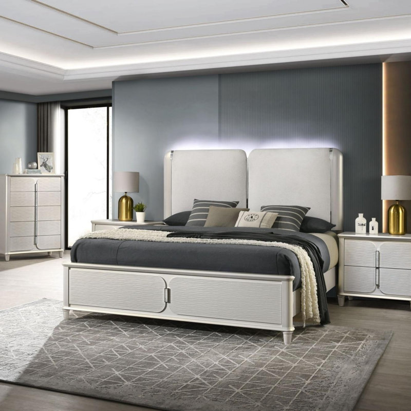 Cadre de lit moderne, Grand lit