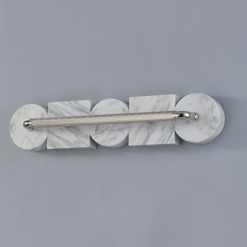 Sena 1 Light Wall Sconce, Burnished Nickel, 23" H x 5" W x 5" D