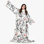Tirrinia Sherpa Wearable Blanket with Sleeves, Soft Warm Plush Full Body Throw, as Warm Funny Gifts