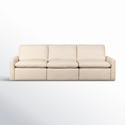 Downing 111" Genuine Leather Reclining Sofa