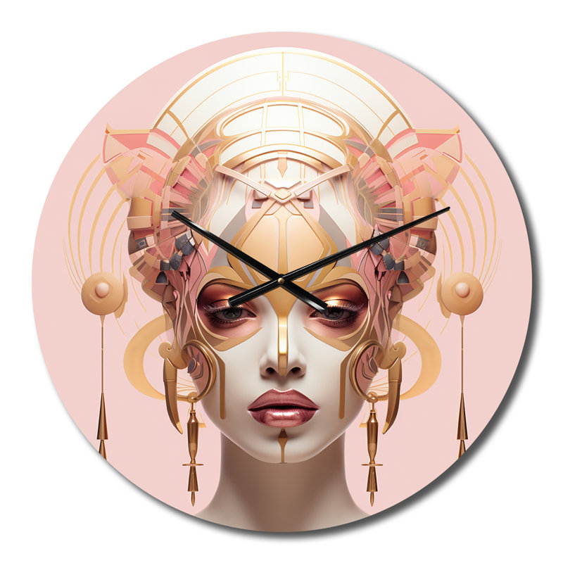 Horloge murale Futuristic Glam, Moyenne