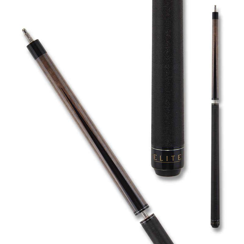 Elite ELBJGB Grey & Black Break/Jump Pool Cue - 19oz