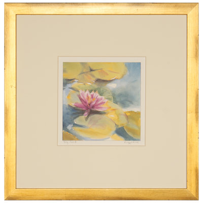 «Lily Pad I» par Daughdrill - peinture encadrée