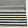 Canyon Wool Striped Area Rug in Black/Beige
