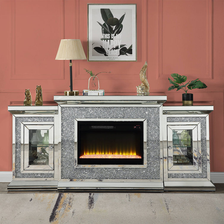 Helsel Fireplace W/Led