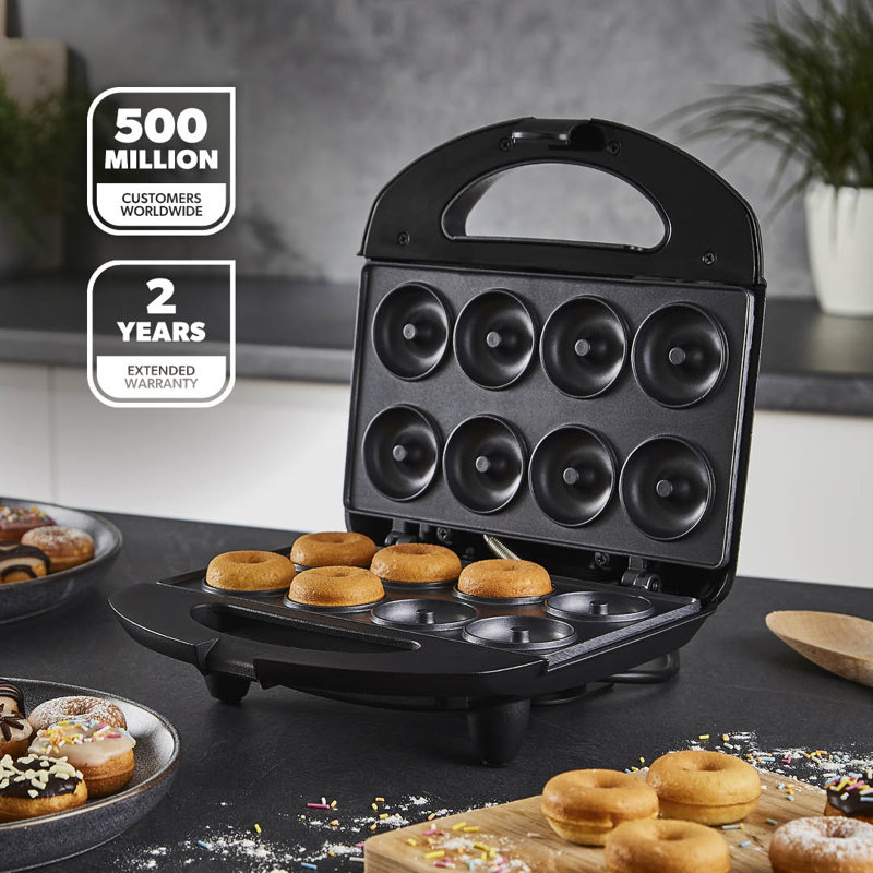 Geepas 750W Doughnut Maker Machine, 8 Hole