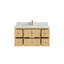 Meuble-lavabo simple 42 po avec plateau en quartz Neka