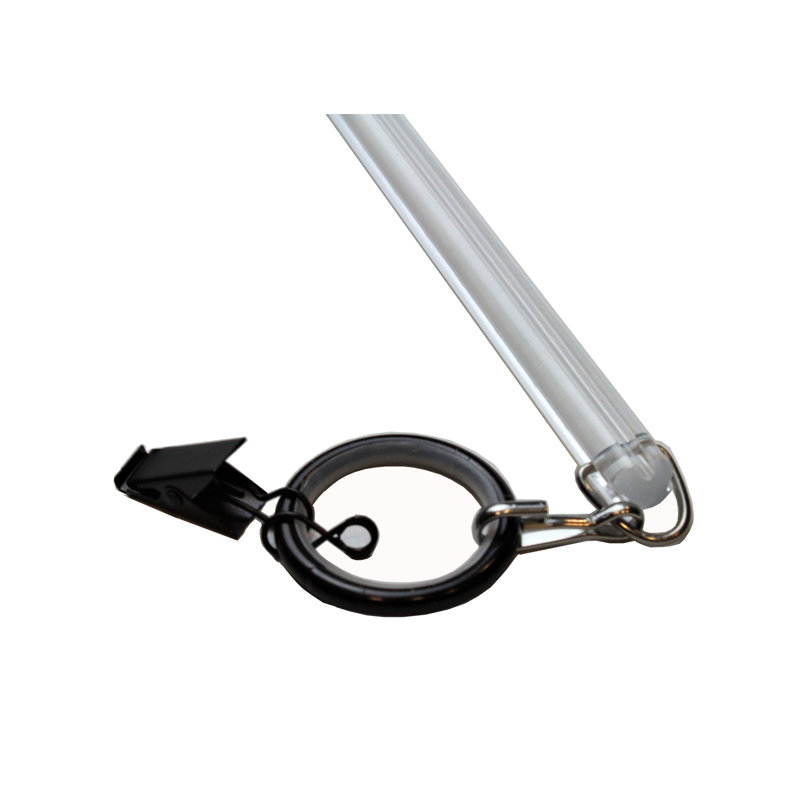 Accessoire de quincaillerie pour rideaux Bikari, L 48 po, Bronze huilé