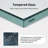 56-60*76 Inch Double Sliding Frameless Soft-Close Shower Door With Premium (8Mm)Thick Tampered Glass And Easy-Cleaning Coating-123117959