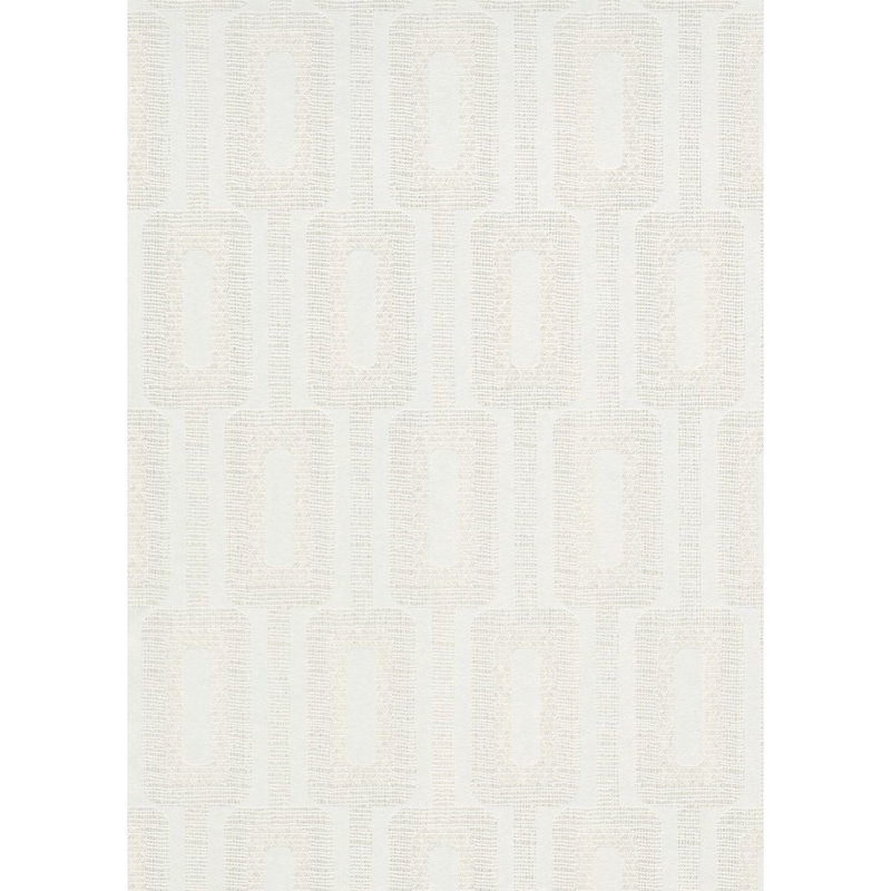 Geometric Roll, White/Cream