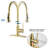 ESHOO Pull Down Kitchen Faucet with and with Soap Dispenser-70114401