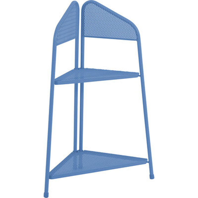 Ekko 100cm H x 48cm W Corner Bookcase, Blue