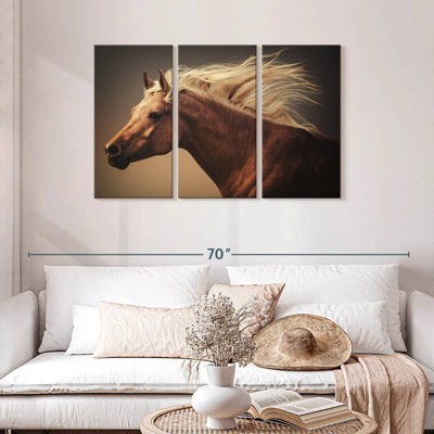 Cheval blond châtaignier