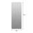 Led Backlit Full Body Mirror, Wall Mount Dressing Mirror, Adjustable Brightness, Horizontal/vertical Install, Dressing Room Living Room Decor