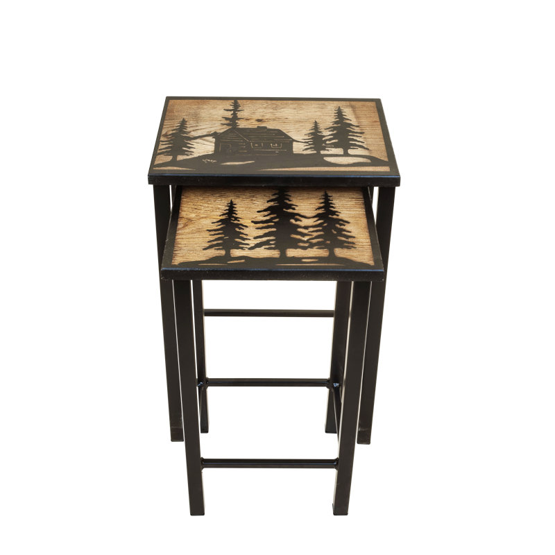 Harr Solid Wood Top Nesting Tables