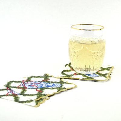 Père Noël en verre