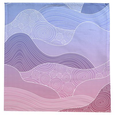Leffel Hand Drawn Waves Tablecloth