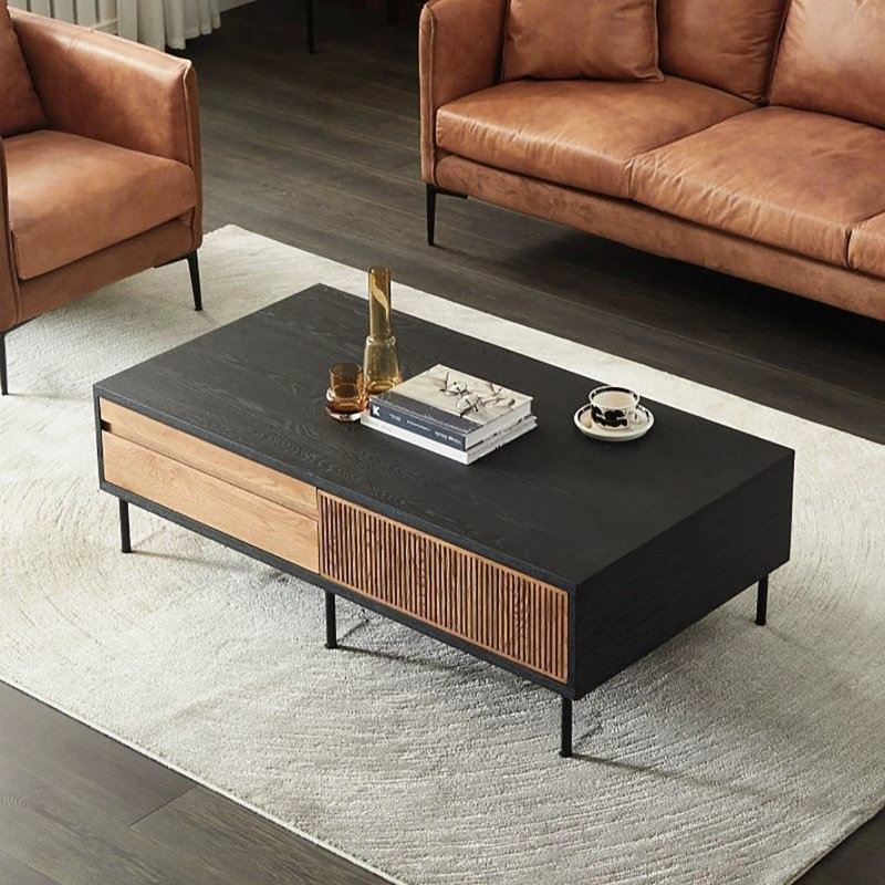 Table basse moderne moderne, H 15,7 po x L 51,2 po x l 27,6 po