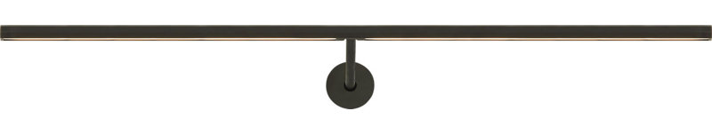 Plural Faceted Picture Light, 0.7" H x 24" W x 8.9" D, Bronze, 17.4