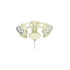 Four Light Traditional Ceiling Fan Light Fitter