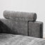 Canapé 82,68 po 2 places en chenille extra large avec accoudoirs et coussins de dossier pour le salon et la chambre à coucher, gris